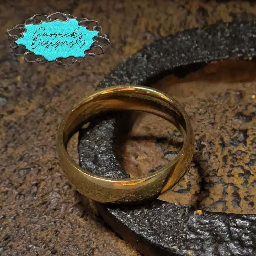 Women's Gold Promise Ring -  Girls Promise Ring - Promise Ring For Girls